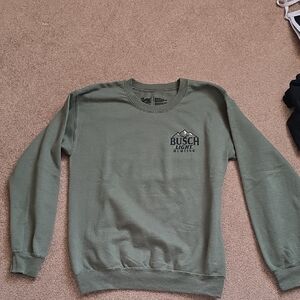 Busch Light Green Sweater